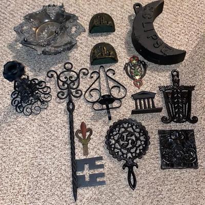 Collection Of Cast Iron Decor