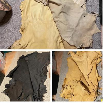 Leather Bundle Of Deerskin (13 Tan-7 Black)