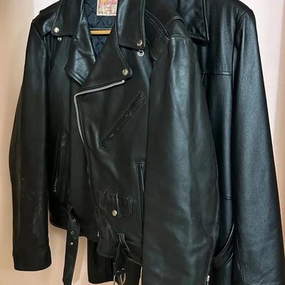 Pair Of Genuine Leather Black Jackets