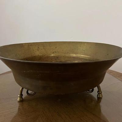 Vintage Antique Brass Bowl