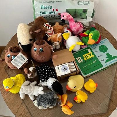 1966 Hawley Publishing Treasure Chest Mini Books + Vintage Plush & More