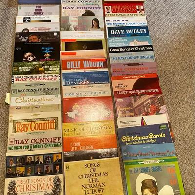 Collection Of Vintage Records Featuring Ray Conniff