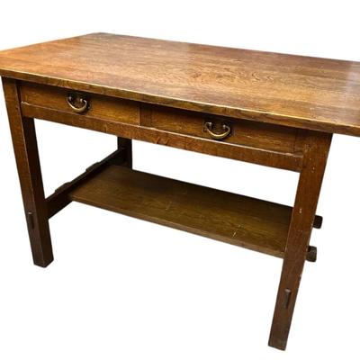 Stickley Mission Oak Library Table