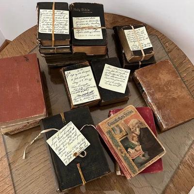 Old Family Bibles 1862 - 1939 + Books