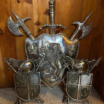 Medieval Shield Coat Of Arms Wall Plaques