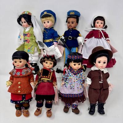 Madame Alexander 8” Dolls – Cultural & Historical Set of 8	