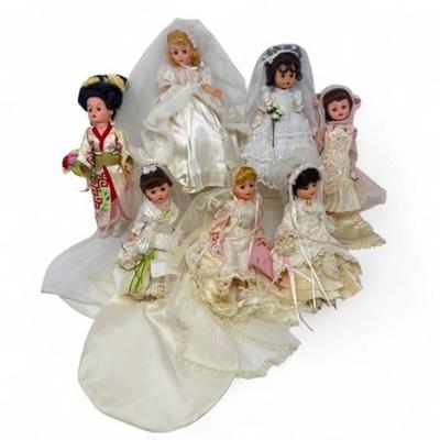 Here Come the Brides – 7 Madame Alexander Wedding Dolls	