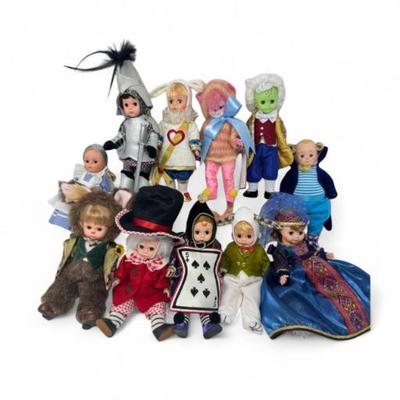Madame Alexander Dolls Lot – Alice in Wonderland Character Collection	