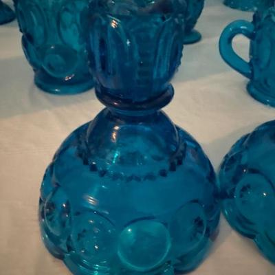 Moon and Star Pattern Glass