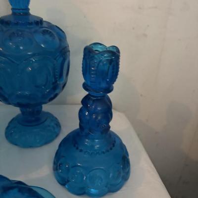 Moon and Star Pattern Glass