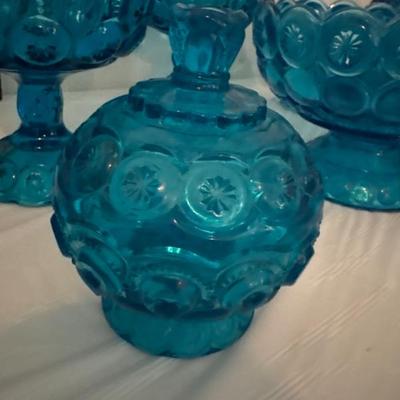 Moon and Star Pattern Glass