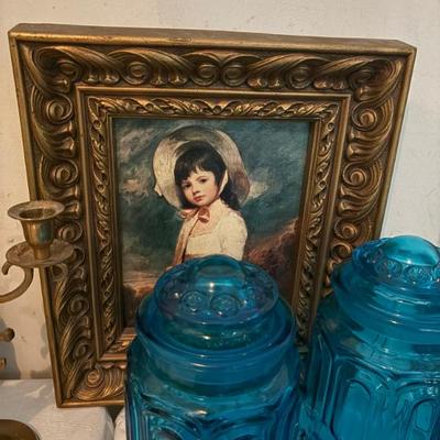 Moon and Star Pattern Glass