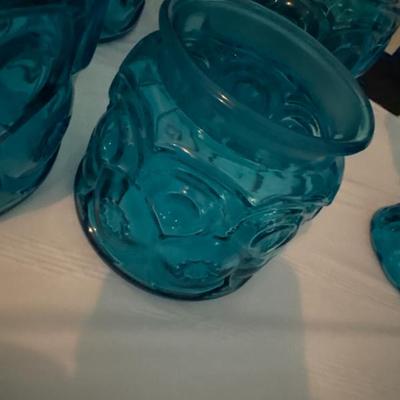 Moon and Star Pattern Glass