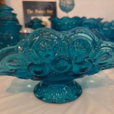 Moon and Star Pattern Glass