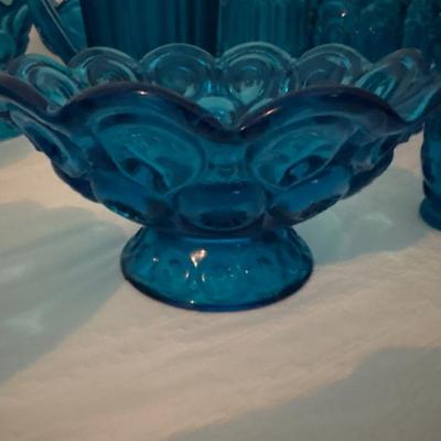 Moon and Star Pattern Glass