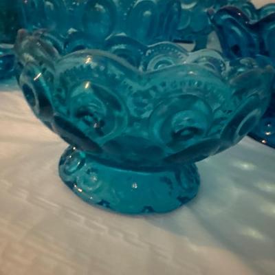 Moon and Star Pattern Glass