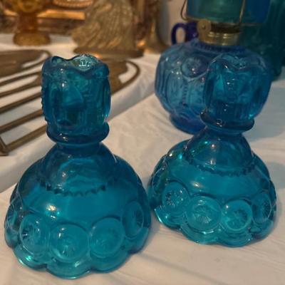 Moon and Star Pattern Glass