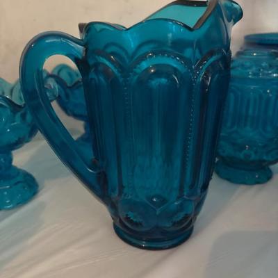 Moon and Star Pattern Glass