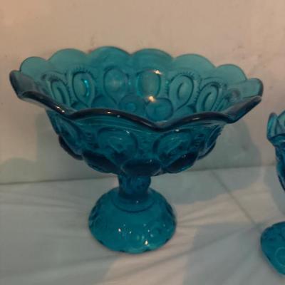 Moon and Star Pattern Glass