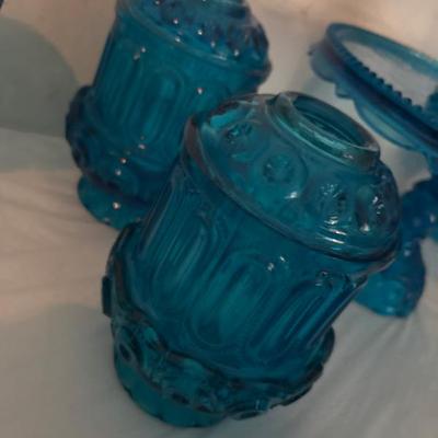 Moon and Star Pattern Glass