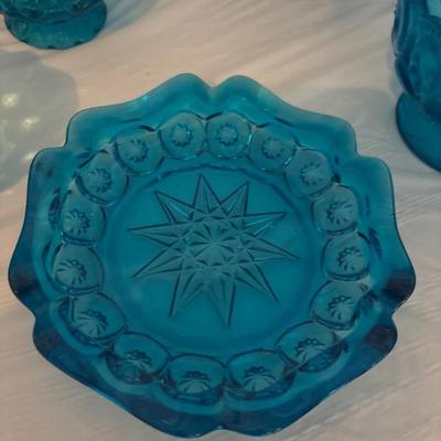 Moon and Star Pattern Glass