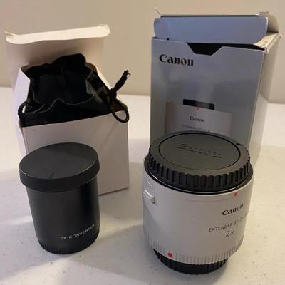 New In Box Canon Extender Ef 2x III With Lens Case LP811 & 2x Converter New In Box 