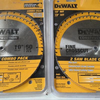 DeWalt 2 Saw Blade Combo Packs-10” 60TeethATB