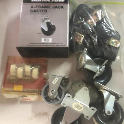 Collection Of A-Frame Jack Casters