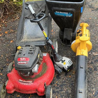 Yard Machines Lawnmower Yard Man Leaf Blower And Weed Trimmer 