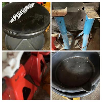 Rolling Stool, Jack Stand And More