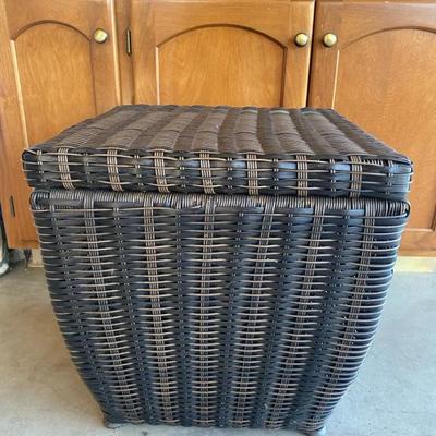 Outdoor Wicker Chest