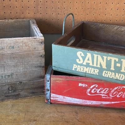 Saint-Emililon Premier Grand Cru Classe & Other Wood Boxes 