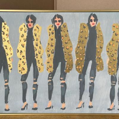 Cheetah & Jeans Floating Picture 