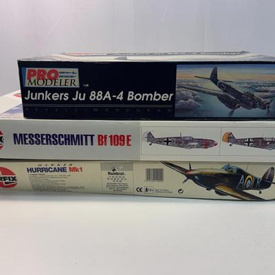 Sale Photo Thumbnail #41: Pro Modeler Junkers Ju 88A-4 Bomber 1:48 | Airfix Messerschmitt Bf 109 E | Hawker Hurricane Mk1
