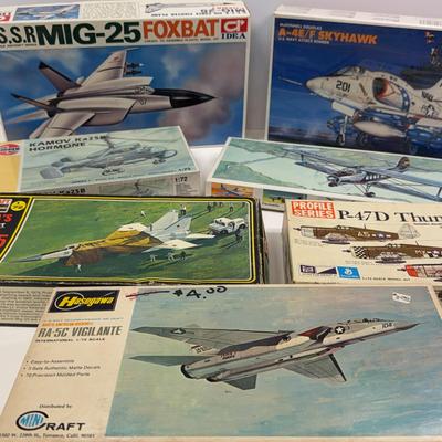 Sale Photo Thumbnail #6: Vintage & Modern Airplane Kits | Academy, Idea, Airfix, Hasegawa 