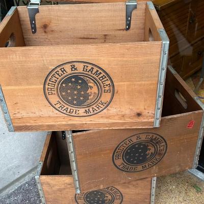Sale Photo Thumbnail #84: Procter & Gamble “Ivory” Wooden Crates | Set of 3