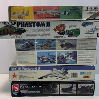 Sale Photo Thumbnail #64: Monogram F-15 Eagle 1:48 | Revell USAF Phantom II | MiG-31 Foxhound A | Douglas P-70 Night Fighter