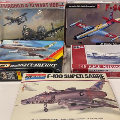 Sale Photo Thumbnail #20: A-10 Wart Hog | F-94B | FJ-4B | AMD | F-100 | ESCI, Monogram, Matchbox, Hobby Craft 