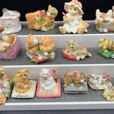 Sale Photo Thumbnail #76: Calico Kittens Figurines |Seasonal & Everyday Designs by Priscilla Hillman (Enesco)