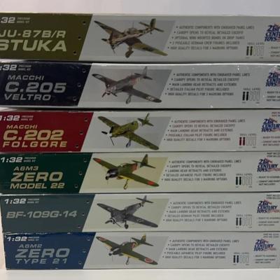 Sale Photo Thumbnail #2: 21st Century Toys Precision Model Kits 1:32 Scale | Stuka | Veltro | Folgore | Model 22 | Zero
