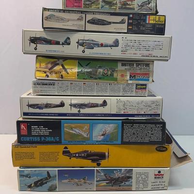 Sale Photo Thumbnail #19: Monogram British Spitfire | Matchbox Mitsubishi Zero-Sen | Nakajima Ki43 “Hayabusa” Oscar 