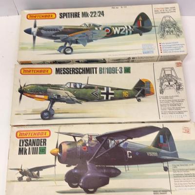 Sale Photo Thumbnail #36: Matchbox & Monogram Model Kits | Lysander Mk1, BF-109E/3, Spitfire Mk 22, B-25, B-26