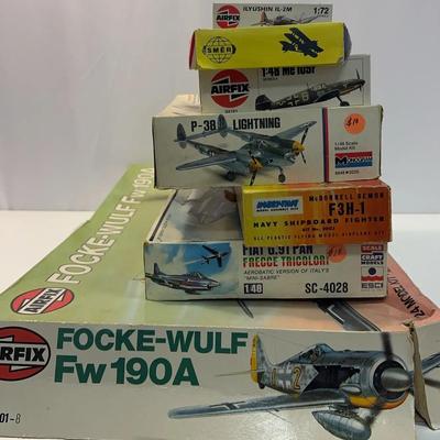 Sale Photo Thumbnail #50: Airfix Ilyushin IL-2M Stormovik | Messerschmitt Bf 109F | P-38 Lockheed Lightning | Focke-Wulf Fw190