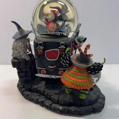 Sale Photo Thumbnail #53: Disney Tim Burton’s The Nightmare Before Christmas Snow Globe – Coffin Car Scene