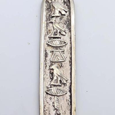 Sale Photo Thumbnail #78: Egyptian Hieroglyph Scroll Pendant