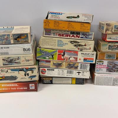 Sale Photo Thumbnail #16: Vintage Model Airplane Kits | Airfix, Czech Model, Humbrol, Monogram