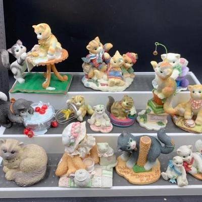 Sale Photo Thumbnail #75: Calico Kittens Figurines | Limited Edition Cat Sculptures by Priscilla Hillman