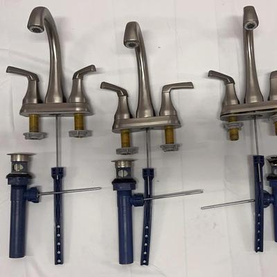 3 Delta Sink Faucets w/Complete Hardware 