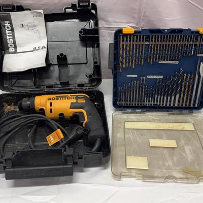 Bostitch 3/8” (10mm) Drill W/Ryobi Drilling Kit Complete