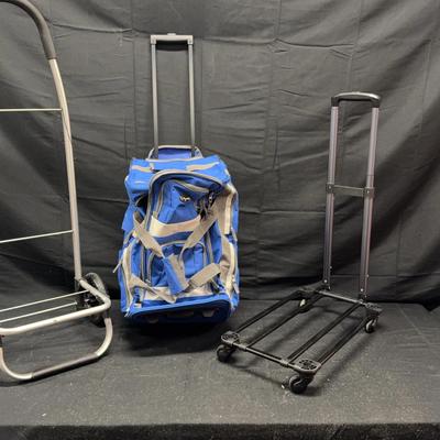 Rolling Duffle W/2 Small Wheel Trolleys